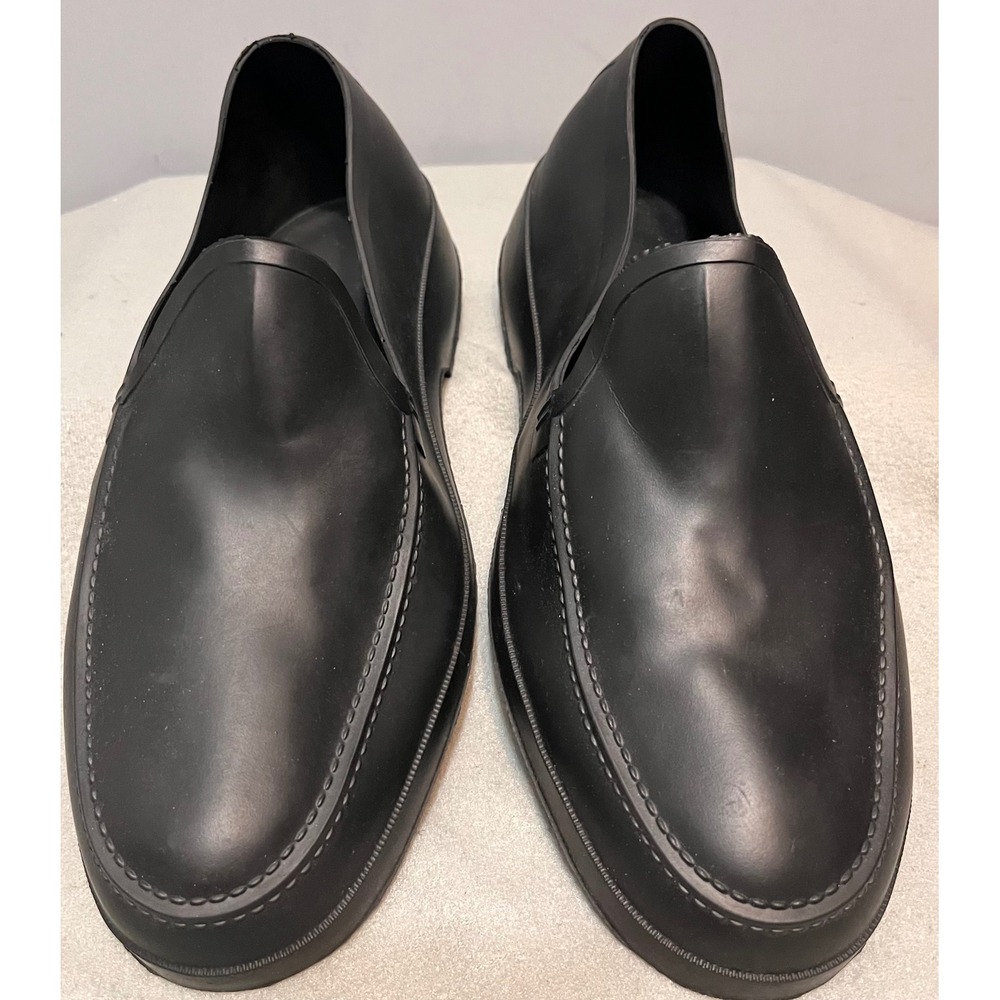 Tingley Mens Black Rubber Loafer Overshoes Medium Waterproof Galoshes Made in MX